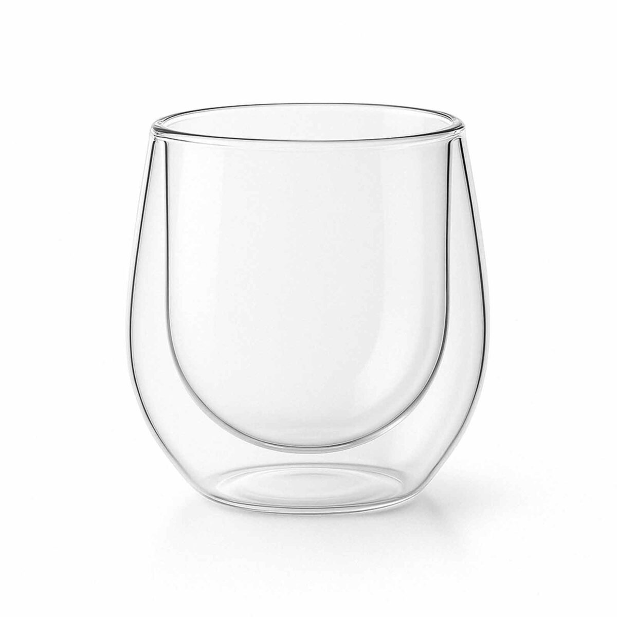doublewalleggshapedglass1 Η τεχνολογία <strong>διπλού τοιχώματος</strong> διατηρεί το περιεχόμενο ζεστό ή κρύο για περισσότερο χρόνο, ενώ παράλληλα προσφέρει μια ελαφριά αφή στο χέρι.  