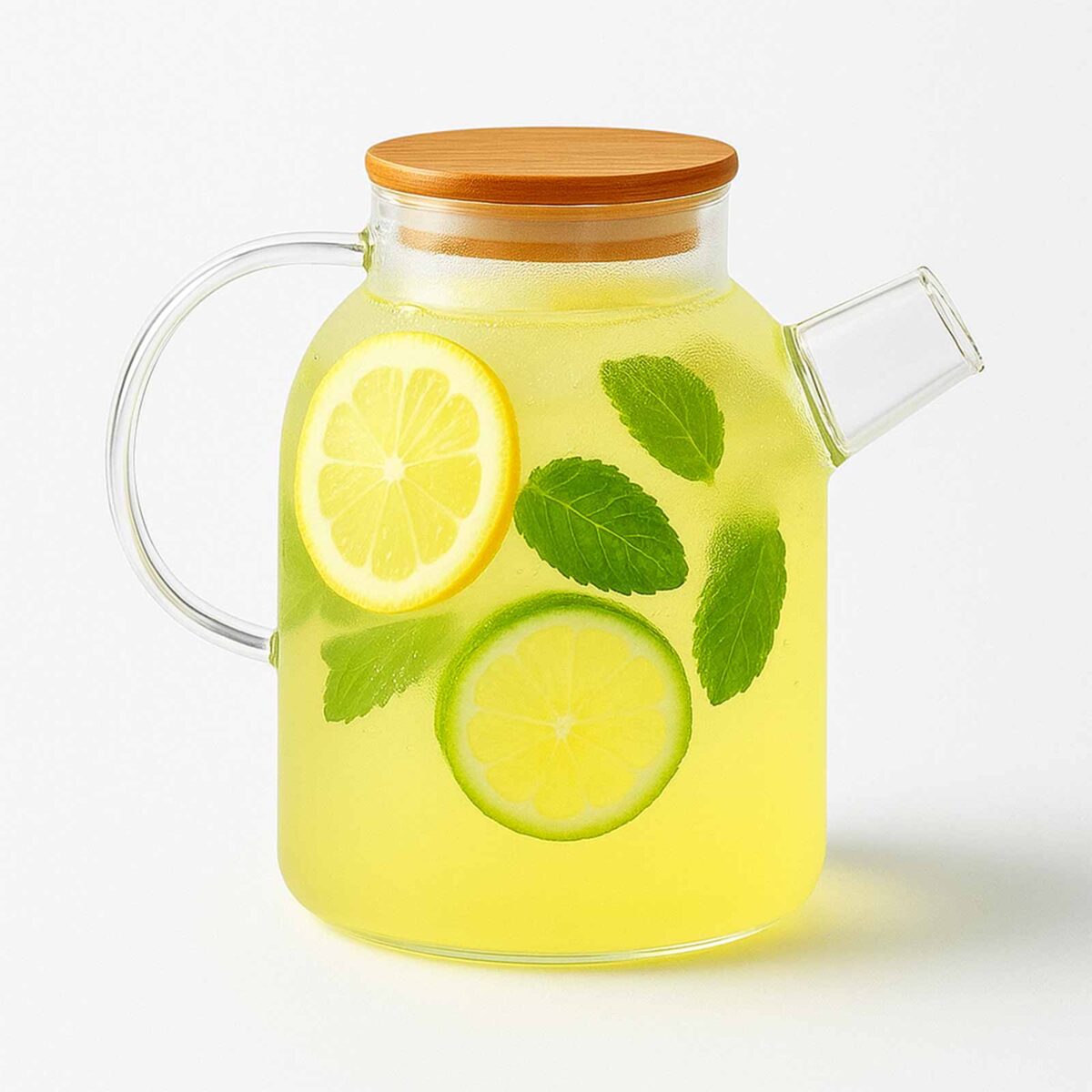 borosilicatecan1 <strong>1 γυάλινη κανάτα 1800ml από βοριουριτικο γυαλί</strong> <strong>2 ριγέ γυάλινα ποτήρια 260ml από βοριουριτικο γυαλί</strong>