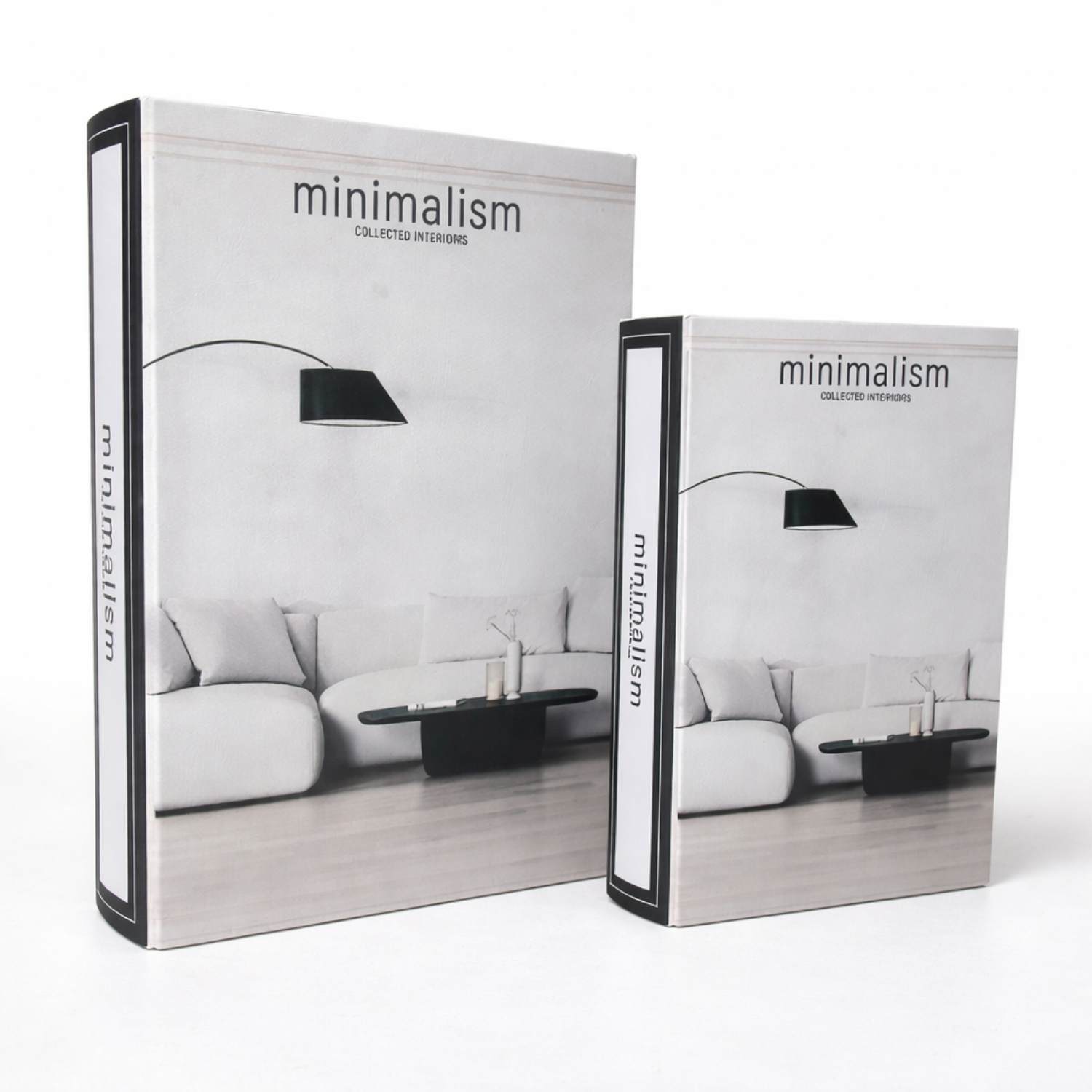 ESPIEL_DIAKOSMHTIKA_BIBLIA_MINIMAL9 Διακοσμητικά Βιβλία “Minimalism – Collected Interiors” | Ξύλινα Κουτιά Σετ 2 Τεμαχίων - Image 1