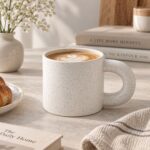 Κεραμική Κούπα Ivory White με Sesame Glaze 330ml - Image 2