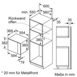 Siemens BE555LMB1 Φούρνος Μικροκυμάτων με Grill 25lt Μαύρος - Image 5