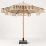 Ομπρέλα Boho Macramé 2,7m με Ξύλινο Σκελετό