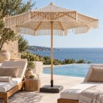Ομπρέλα Boho Macramé 2,7m με Ξύλινο Σκελετό - Image 2
